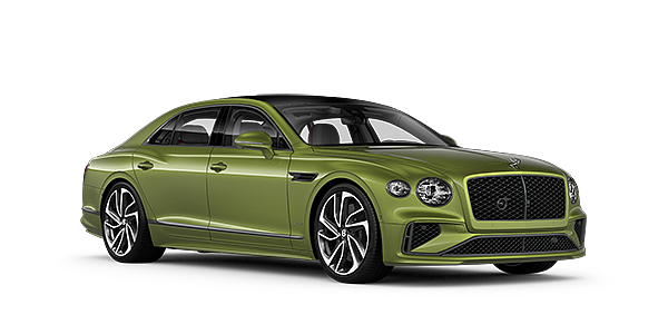 JCT600 Service Teeside New Bentley Flying Spur Speed v8 hybrid sedan in Tourmaline green paint