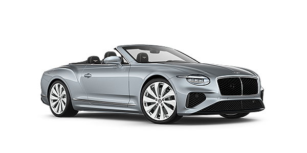 JCT600 Service Teeside New Bentley Continental GTC convertible front three quarters in Silverlake paint