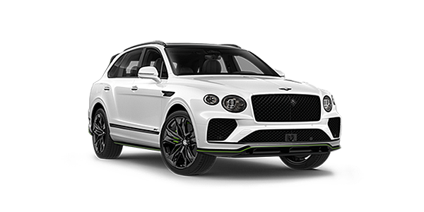 JCT600 Service Teeside Bentley Bentayga Speed SUV in Snow Quartz Pearlescent by Mulliner white paint