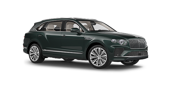JCT600 Service Teeside Bentley Bentayga Extended Wheelbase Atelier Edition SUV in Onyx black paint front three quarter