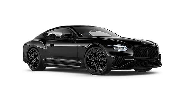 JCT600 Service Teeside Bentley Continental GT Black Edition coupe front three quarter in Onyx black paint