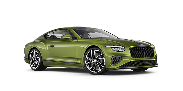 JCT600 Service Teeside New Bentley Continental GT Speed coupe in Tourmaline green paint with 22 inch sports wheel